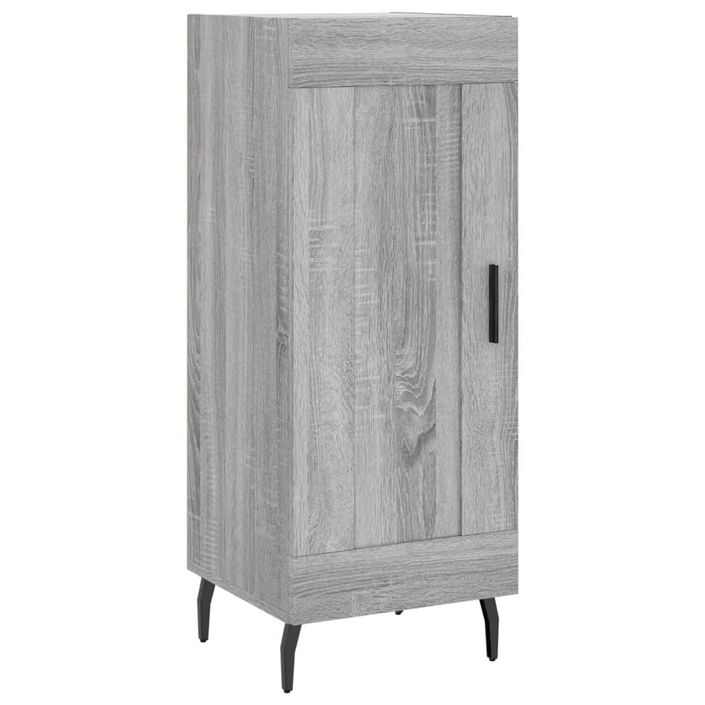 Buffet haut Sonoma gris 34,5x34x180 cm Bois d'ingénierie - Photo n°7