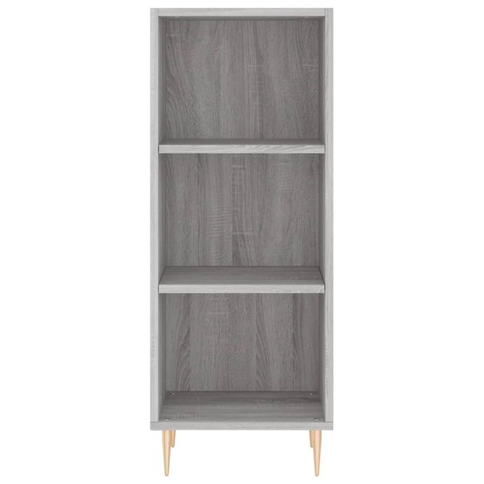 Buffet haut Sonoma gris 34,5x34x180 cm Bois d'ingénierie - Photo n°6