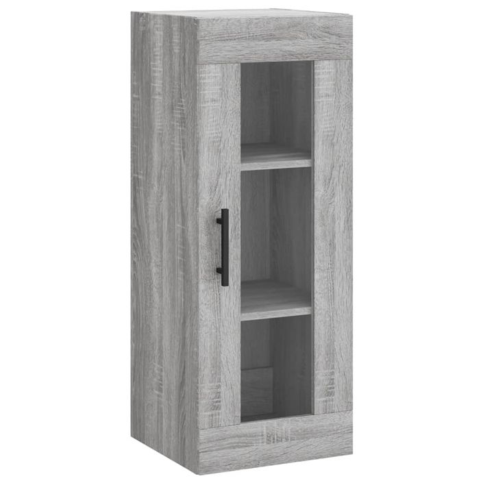 Buffet haut Sonoma gris 34,5x34x180 cm Bois d'ingénierie - Photo n°5