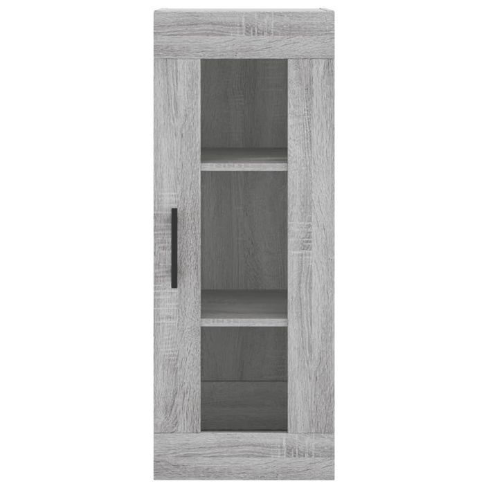 Buffet haut Sonoma gris 34,5x34x180 cm Bois d'ingénierie - Photo n°6