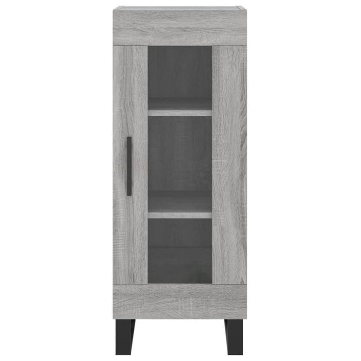 Buffet haut Sonoma gris 34,5x34x180 cm Bois d'ingénierie - Photo n°8