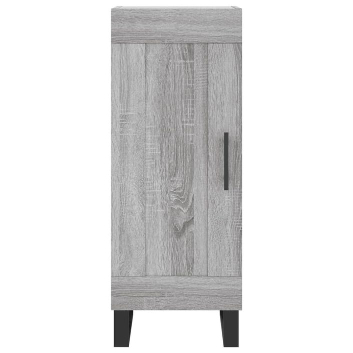 Buffet haut Sonoma gris 34,5x34x180 cm Bois d'ingénierie - Photo n°6