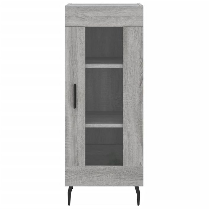 Buffet haut Sonoma gris 34,5x34x180 cm Bois d'ingénierie - Photo n°6