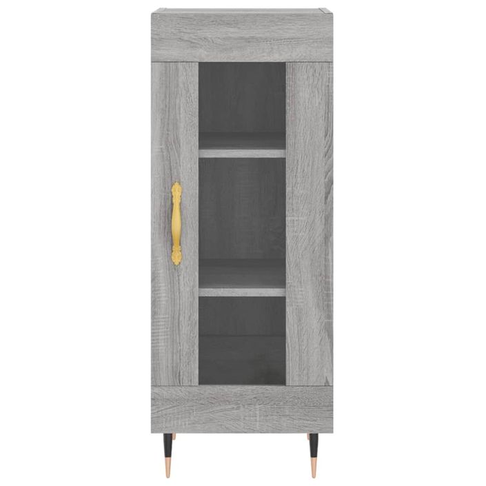 Buffet haut Sonoma gris 34,5x34x180 cm Bois d'ingénierie - Photo n°8