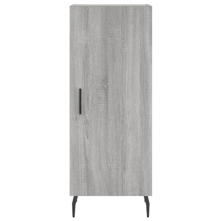 Buffet haut Sonoma gris 34,5x34x180 cm Bois d'ingénierie - Photo n°6