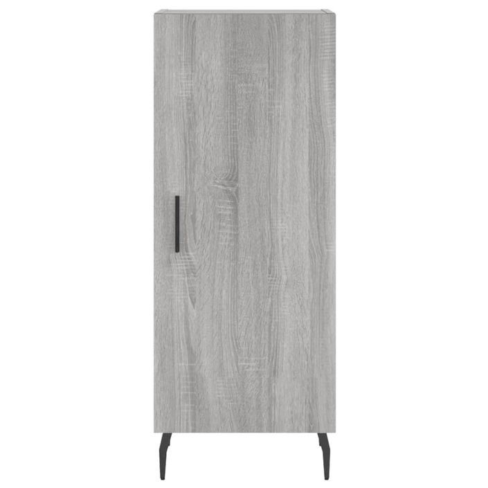 Buffet haut Sonoma gris 34,5x34x180 cm Bois d'ingénierie - Photo n°8