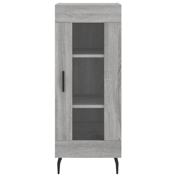 Buffet haut Sonoma gris 34,5x34x180 cm Bois d'ingénierie - Photo n°6