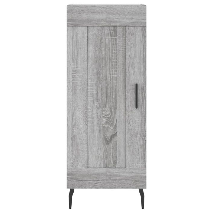 Buffet haut Sonoma gris 34,5x34x180 cm Bois d'ingénierie - Photo n°8