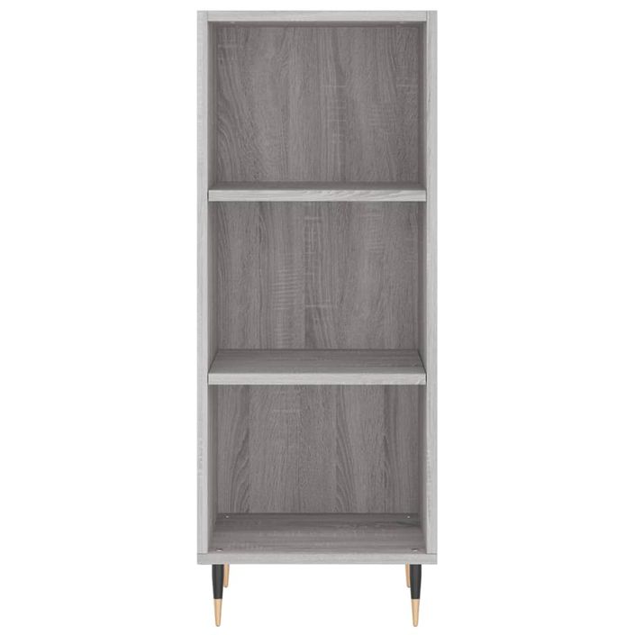 Buffet haut Sonoma gris 34,5x34x180 cm Bois d'ingénierie - Photo n°6