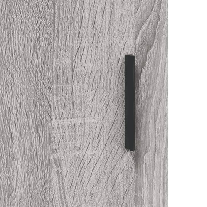 Buffet haut sonoma gris 69,5x31x115 cm bois d'ingénierie - Photo n°9