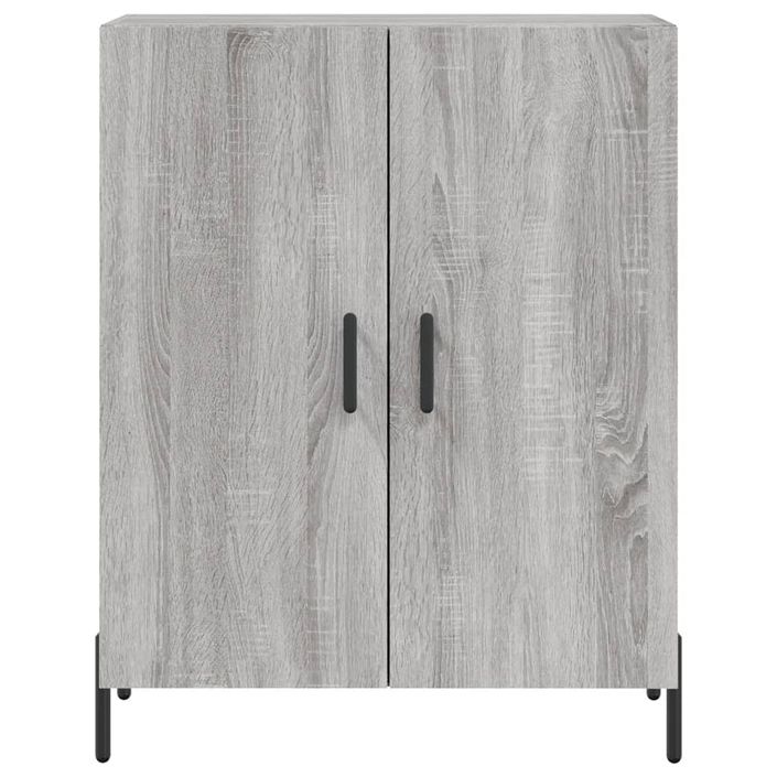 Buffet haut Sonoma gris 69,5x34x180 cm Bois d'ingénierie - Photo n°8