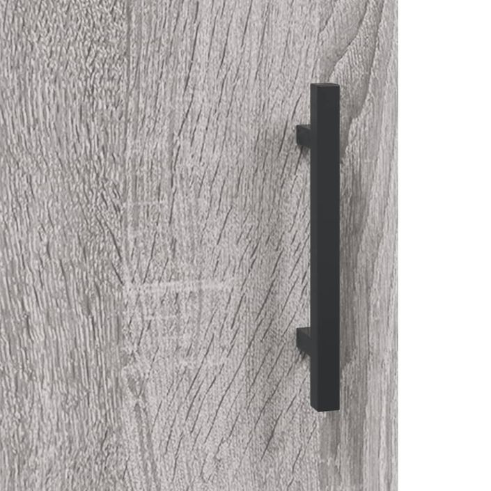 Buffet haut Sonoma gris 69,5x34x180 cm Bois d'ingénierie - Photo n°10