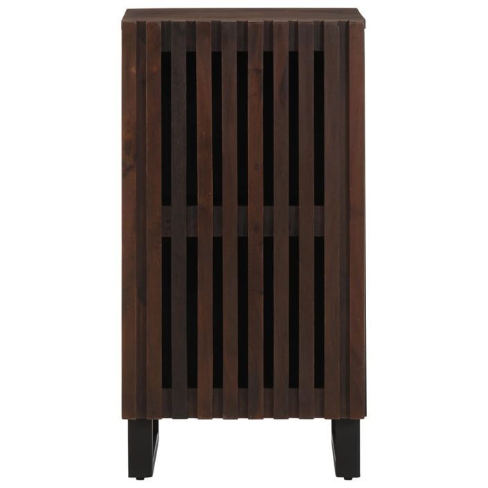 Buffet marron 40x34x75 cm bois massif de manguier - Photo n°3