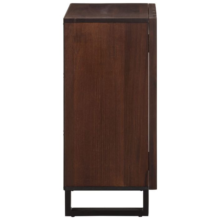 Buffet marron 40x34x75 cm bois massif de manguier - Photo n°4