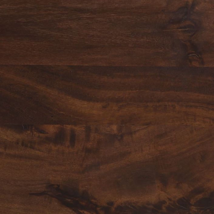 Buffet marron 60x34x75 cm bois massif de manguier - Photo n°9