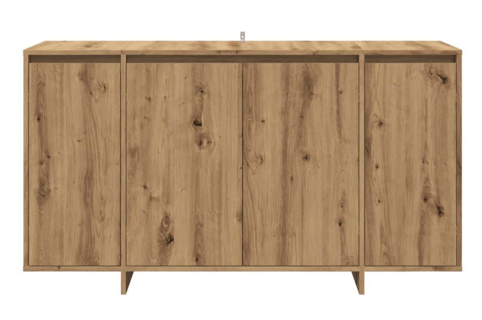 Buffet moderne 4 portes Polina 135 cm – Finition mate ou brillante - Photo n°7