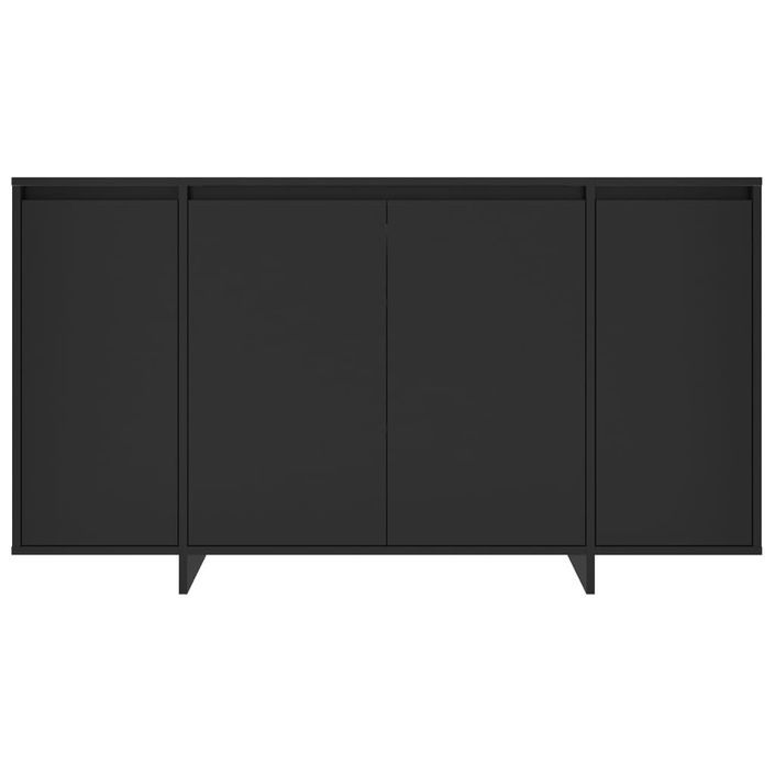 Buffet moderne 4 portes Polina 135 cm – Finition mate ou brillante - Photo n°1