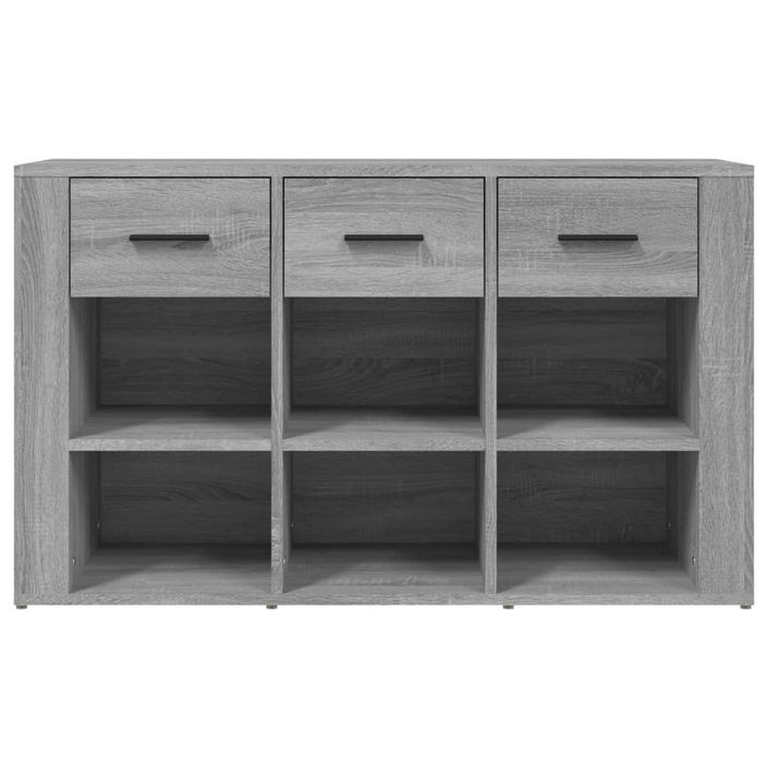 Buffet Sonoma gris 100x30x59,5 cm Bois d'ingénierie - Photo n°6