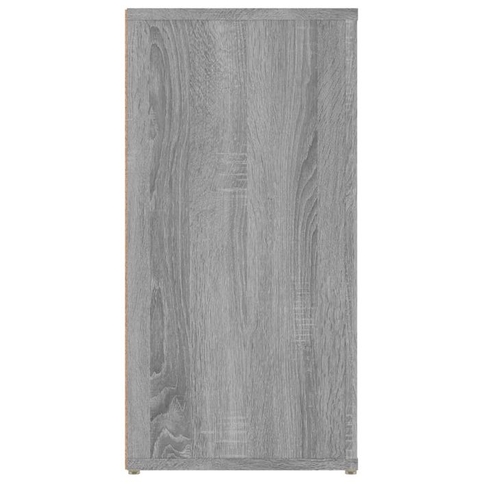 Buffet Sonoma gris 100x30x59,5 cm Bois d'ingénierie - Photo n°7