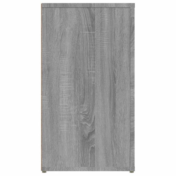 Buffet Sonoma gris 100x33x59,5 cm Bois d'ingénierie - Photo n°7