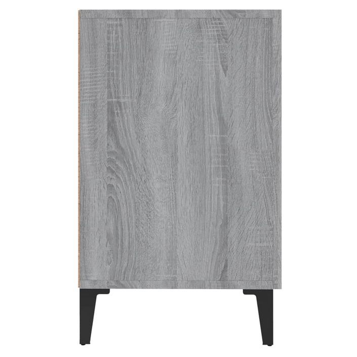 Buffet Sonoma gris 100x36x60 cm Bois d'ingénierie - Photo n°6