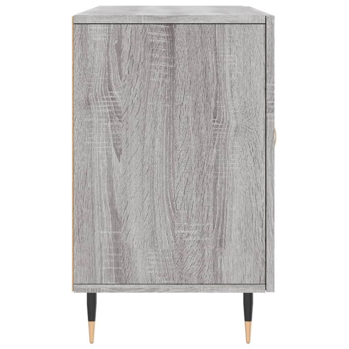 Buffet sonoma gris 100x36x60 cm bois d'ingénierie - Photo n°7