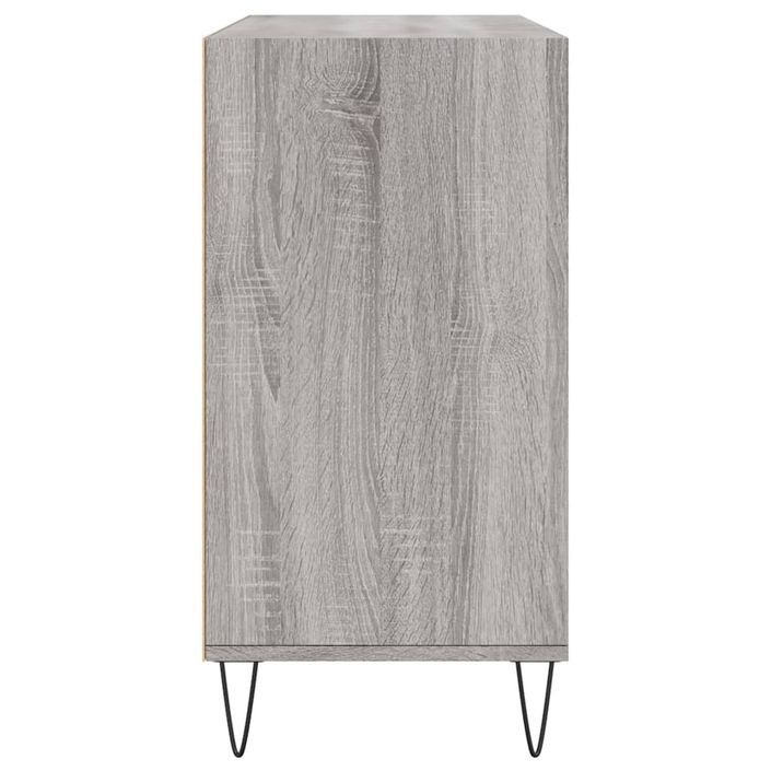 Buffet sonoma gris 103,5x35x70 cm bois d'ingénierie - Photo n°5