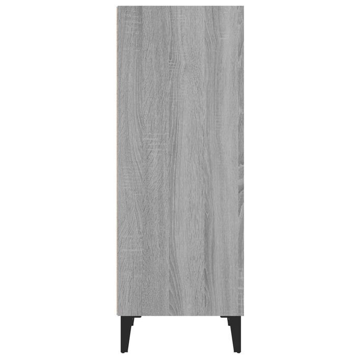 Buffet Sonoma gris 34,5x32,5x90 cm Bois d'ingénierie - Photo n°6