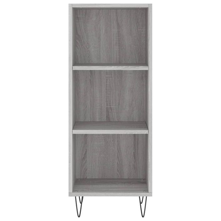 Buffet sonoma gris 34,5x32,5x90 cm bois d'ingénierie - Photo n°4