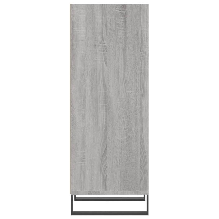 Buffet sonoma gris 34,5x32,5x90 cm bois d'ingénierie - Photo n°4