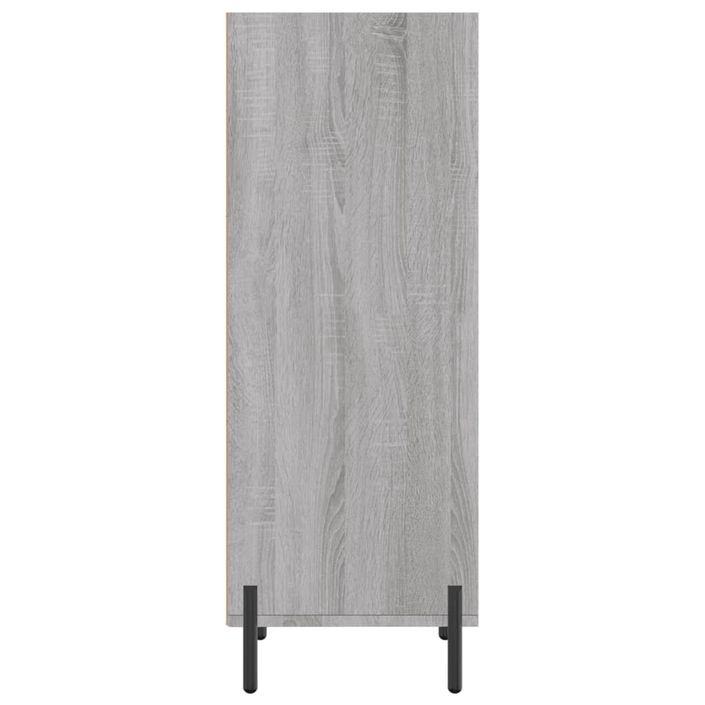 Buffet sonoma gris 34,5x32,5x90 cm bois d'ingénierie - Photo n°5