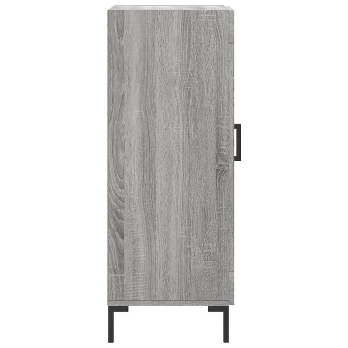 Buffet Sonoma gris 34,5x34x90 cm Bois d'ingénierie - Photo n°7