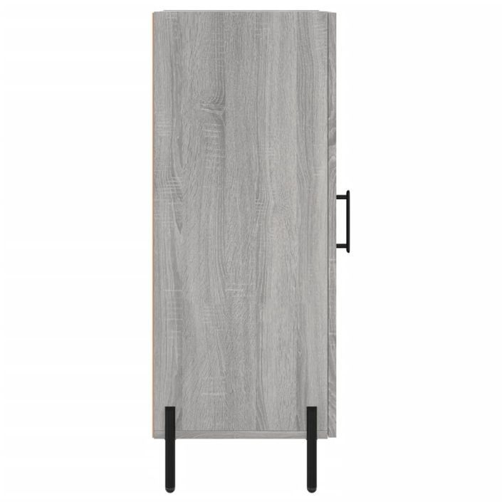 Buffet Sonoma gris 34,5x34x90 cm Bois d'ingénierie - Photo n°7