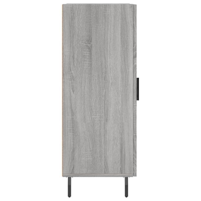 Buffet Sonoma gris 34,5x34x90 cm Bois d'ingénierie - Photo n°7