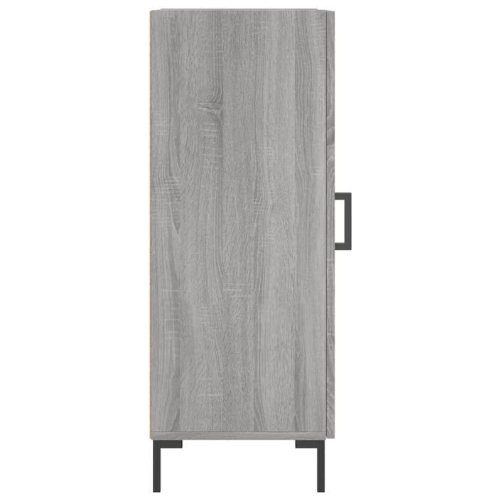 Buffet Sonoma gris 34,5x34x90 cm Bois d'ingénierie - Photo n°7