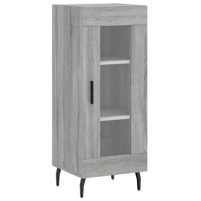 Buffet Sonoma gris 34,5x34x90 cm Bois d'ingénierie - Photo n°1