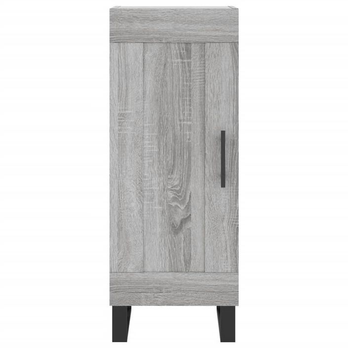 Buffet Sonoma gris 34,5x34x90 cm Bois d'ingénierie - Photo n°5