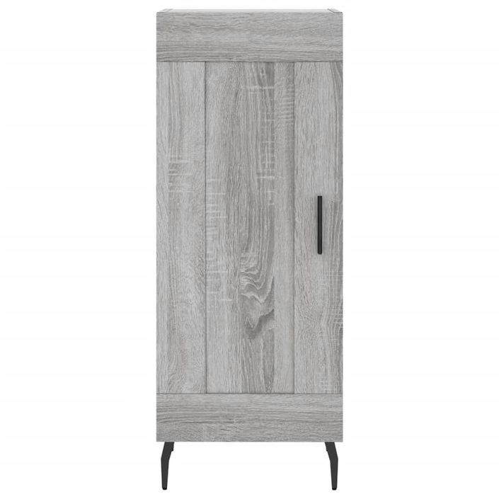 Buffet Sonoma gris 34,5x34x90 cm Bois d'ingénierie - Photo n°5