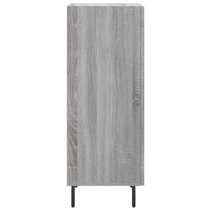 Buffet Sonoma gris 34,5x34x90 cm Bois d'ingénierie - Photo n°7