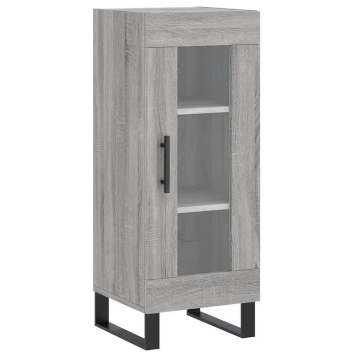 Buffet Sonoma gris 34,5x34x90 cm Bois d'ingénierie - Photo n°1