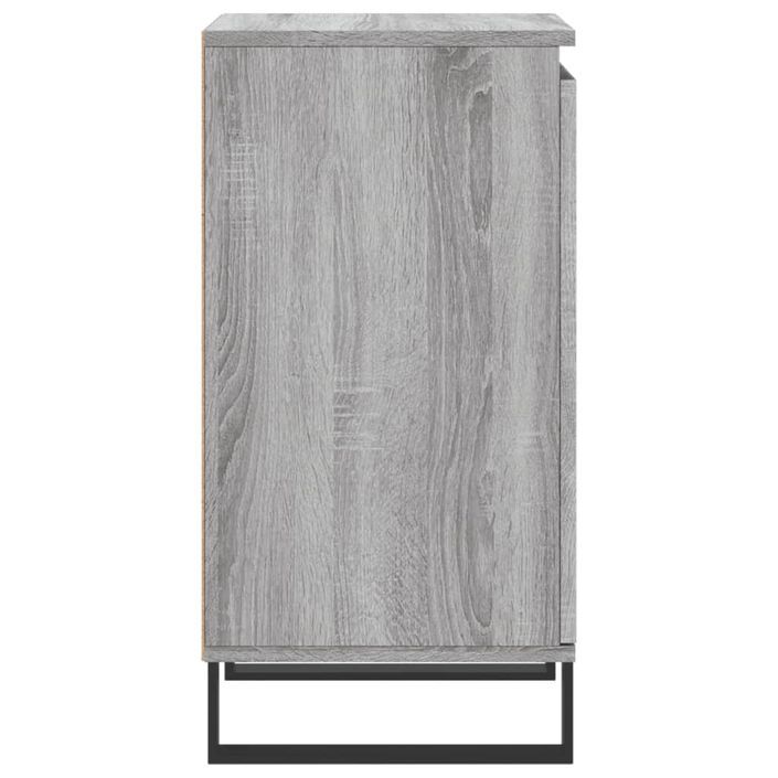 Buffet sonoma gris 40x35x70 cm bois d'ingénierie - Photo n°7