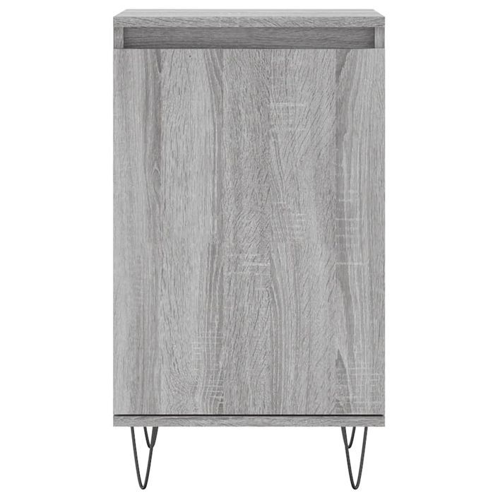 Buffet sonoma gris 40x35x70 cm bois d'ingénierie - Photo n°5