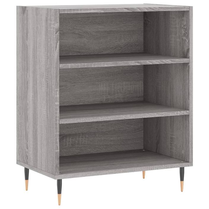 Buffet sonoma gris 57x35x70 cm bois d'ingénierie - Photo n°1