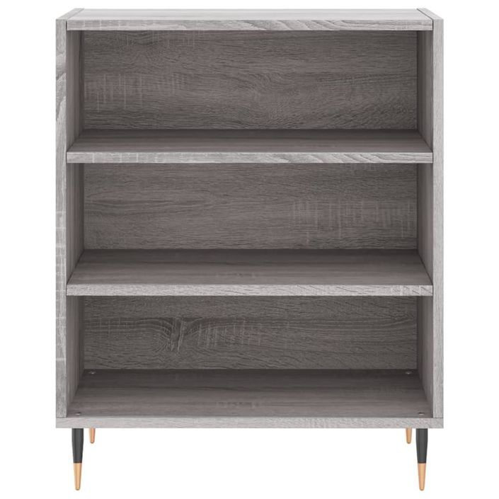 Buffet sonoma gris 57x35x70 cm bois d'ingénierie - Photo n°4