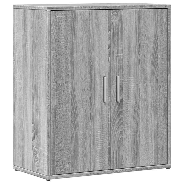 Buffet sonoma gris 60x31x70 cm bois d'ingénierie - Photo n°1