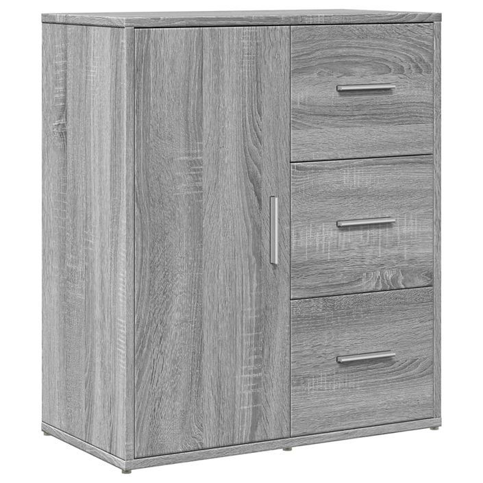 Buffet sonoma gris 60x31x70 cm bois d'ingénierie - Photo n°1