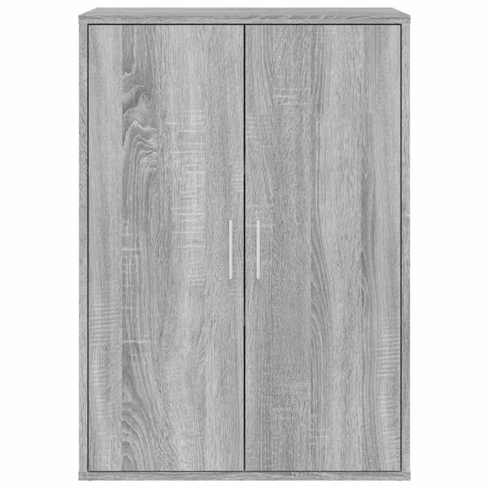 Buffet sonoma gris 60x31x84 cm bois d'ingénierie - Photo n°5