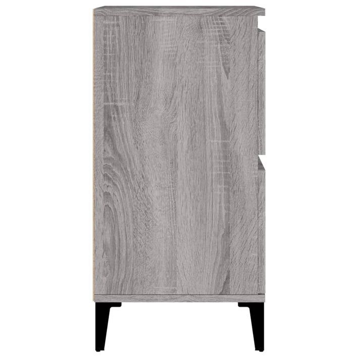 Buffet Sonoma gris 60x35x70 cm Bois d'ingénierie - Photo n°7