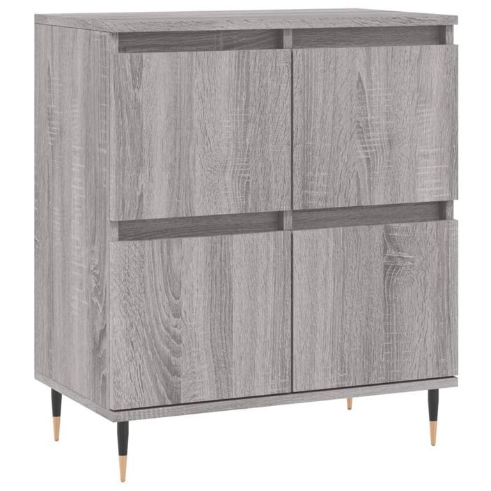 Buffet Sonoma gris 60x35x70 cm Bois d'ingénierie - Photo n°1