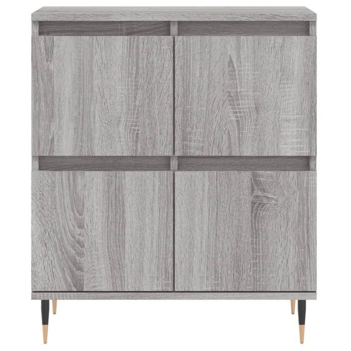 Buffet Sonoma gris 60x35x70 cm Bois d'ingénierie - Photo n°5